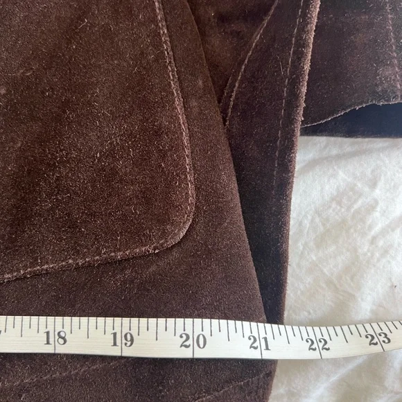 Vintage Suede Brown Jacket - Picture 8 of 11